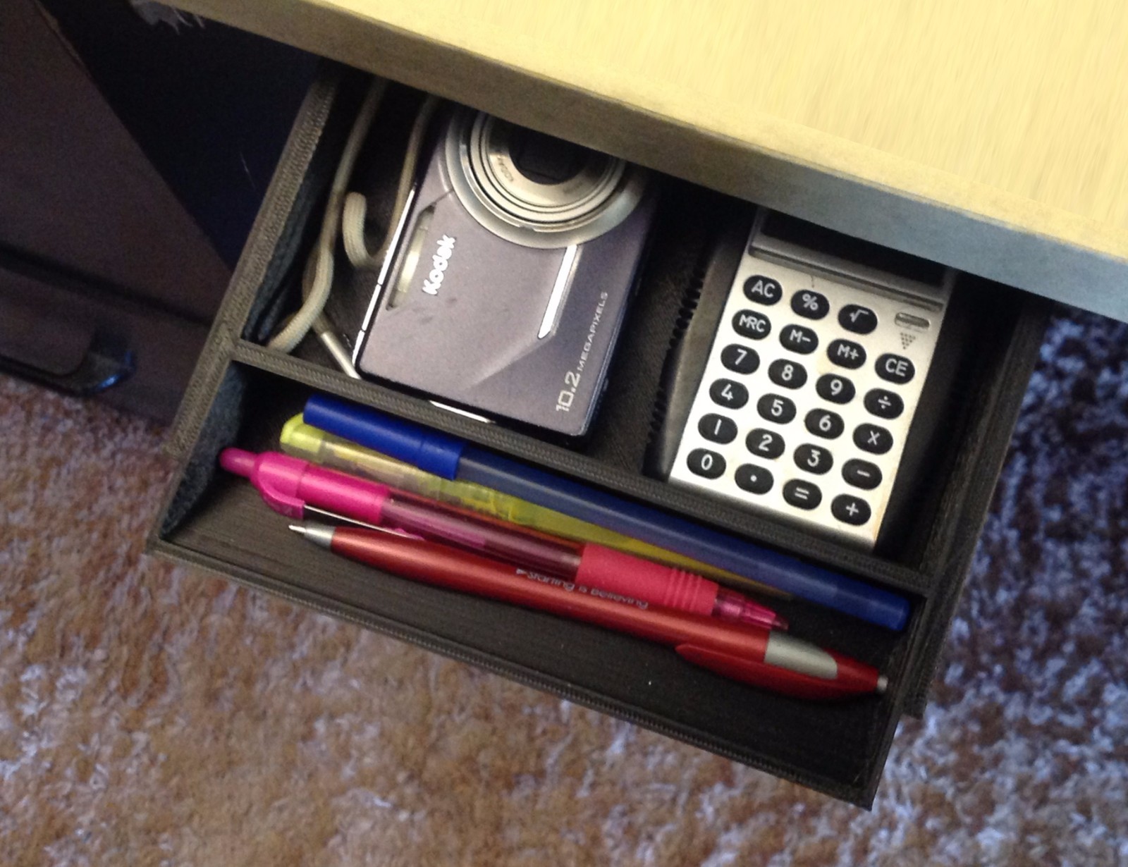Small Under Desk Sliding Pencil Drawer Tray & Organizer – Free Shipping