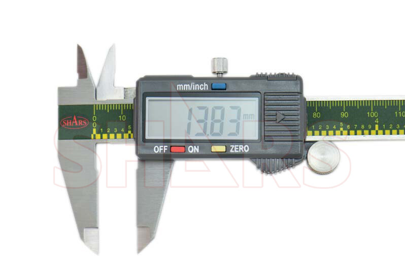 SHARS 6″ 150mm Electronic Digital Caliper Stainless Large LCD .0005” New P]