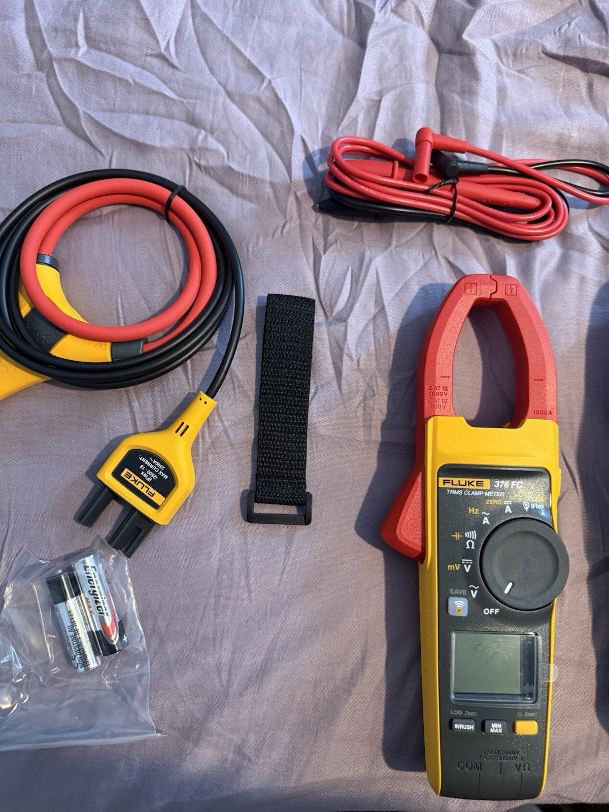 Fluke 376 True RMS AC/DC Clamp Meter with Iflex