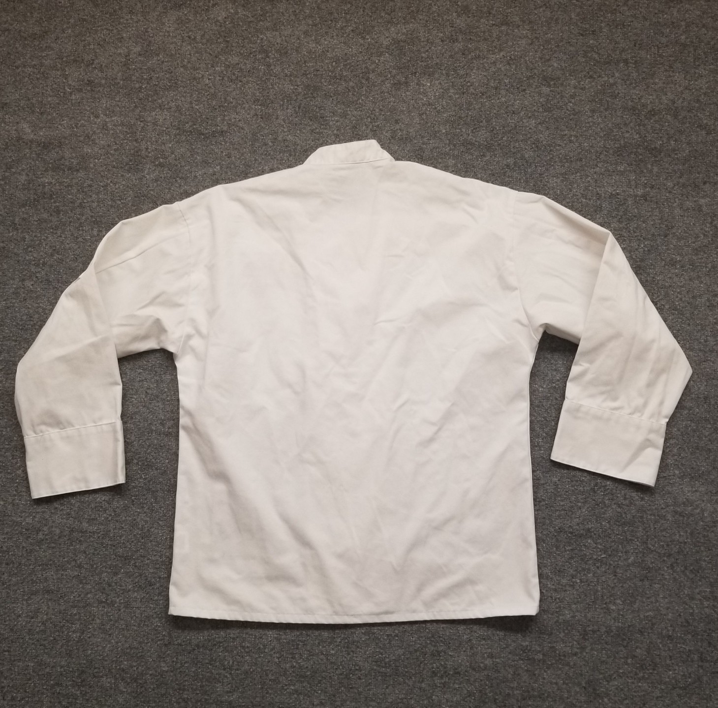 Edwards Unisex Adult Chef Coat Jacket Large White Foster Farms Double Breasted *