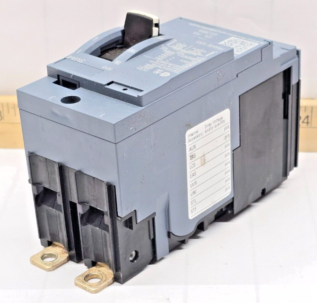 New Siemens 15 Amp Bolt-On Circuit Breaker 480 VAC 2 Pole 3VA4195-4ED24-0AA0