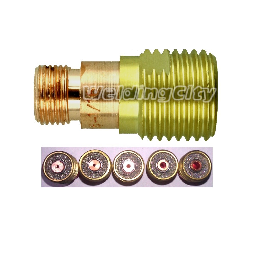 WeldingCity® 5-pk TIG Welding Torch STUBBY Gas Lens 4GL332 (3/32″) for 17/18/26