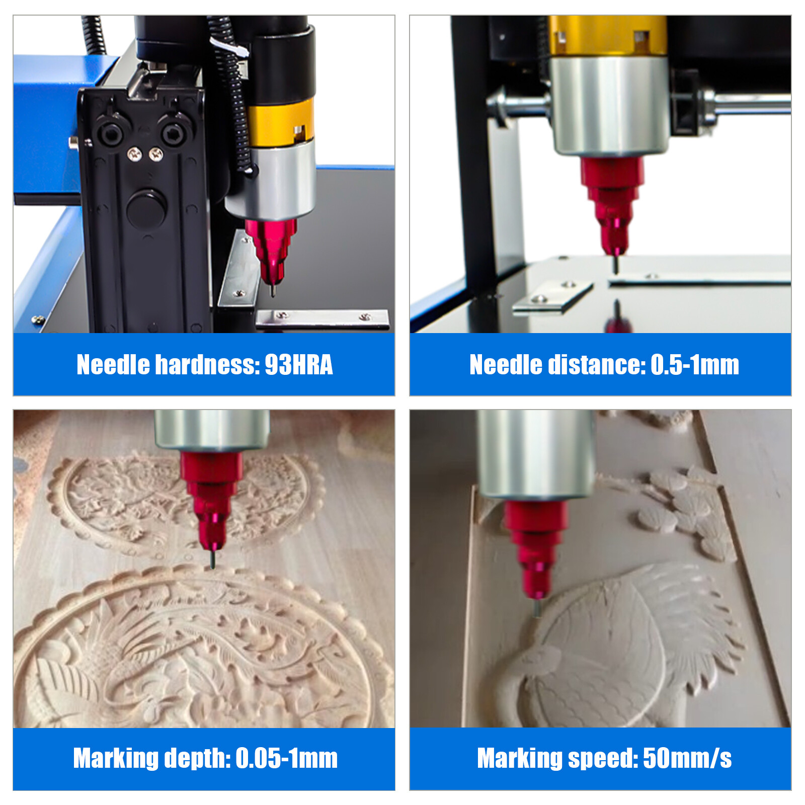 110V Electric Metal Marking Machine Dot Peen 200x150mm For Number Letter Label