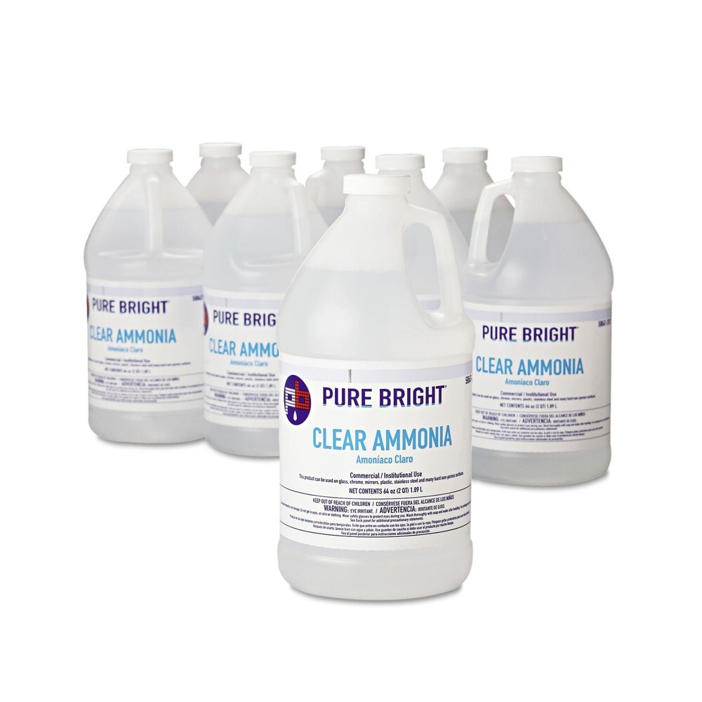 Pure Bright 19703575033 64 oz. Bottle Clear Ammonia (8/Carton) New