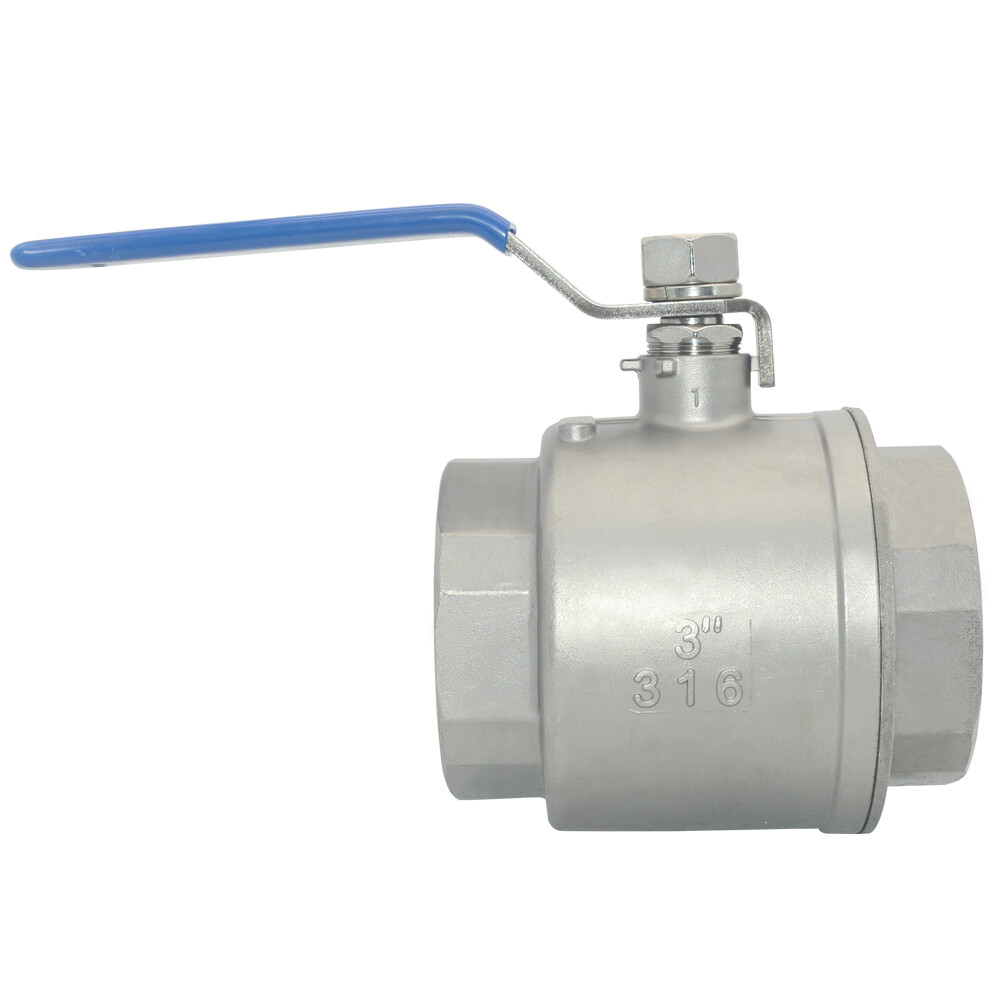3″ in 3 inch Ball Valve NPT Female Thread Full Port Stainless Steel SS 316