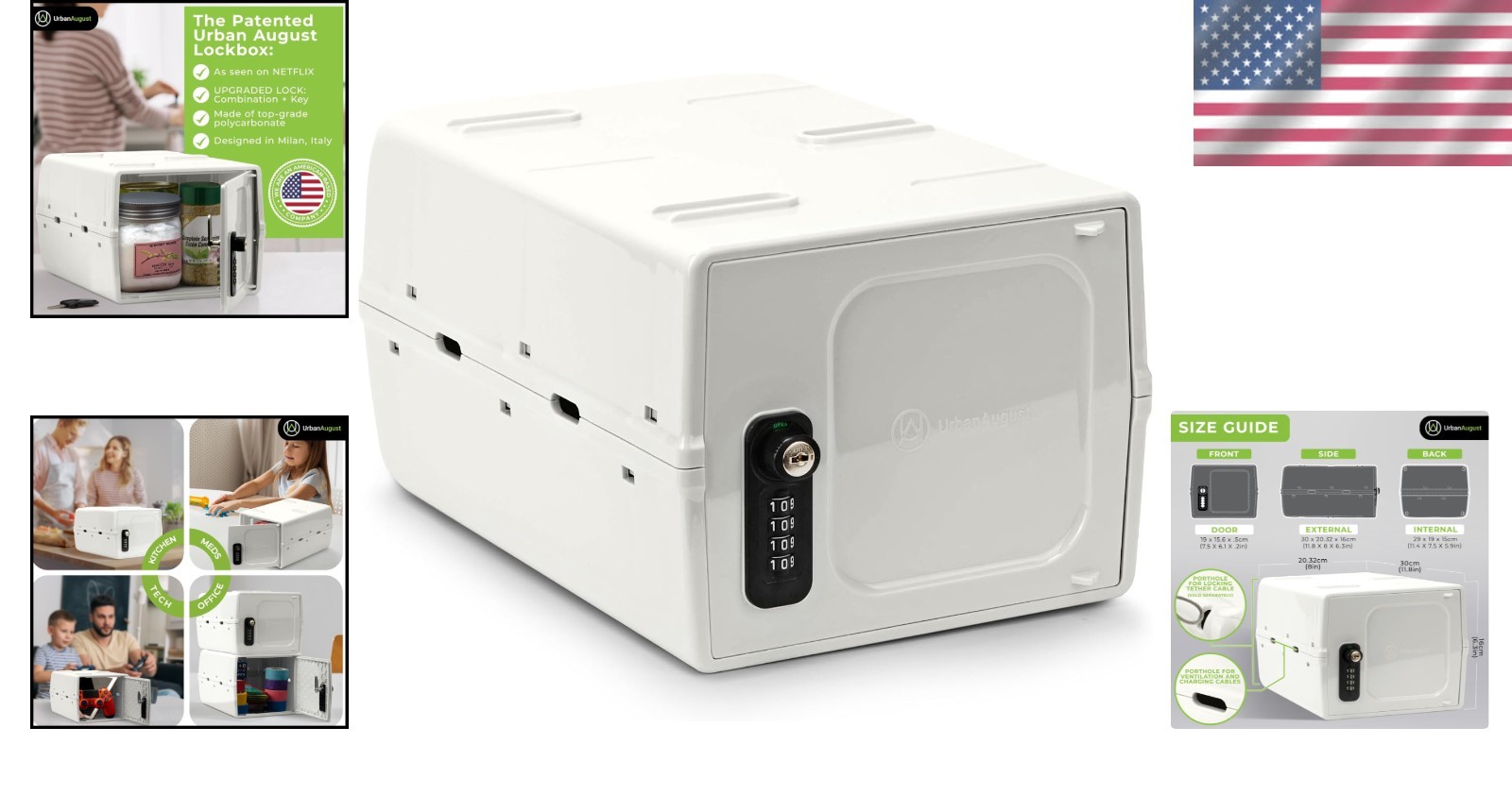Versatile Lockable Storage Box with Combination & Key – Perfect for Everyday Use