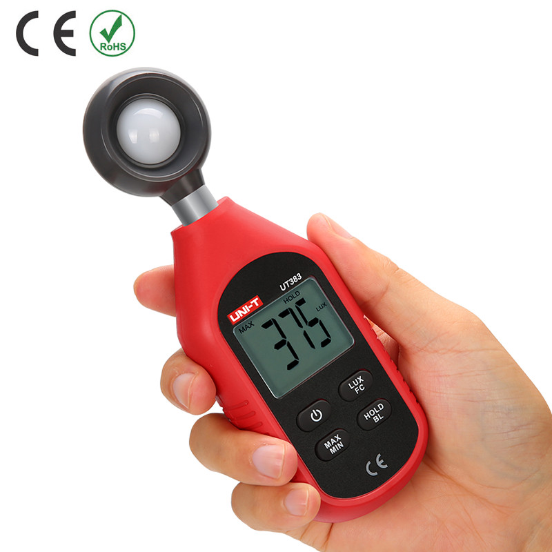 UNI-T UT383 Digital Luxmeter Light Meter Lux / FC Meters Luminometer Photomet