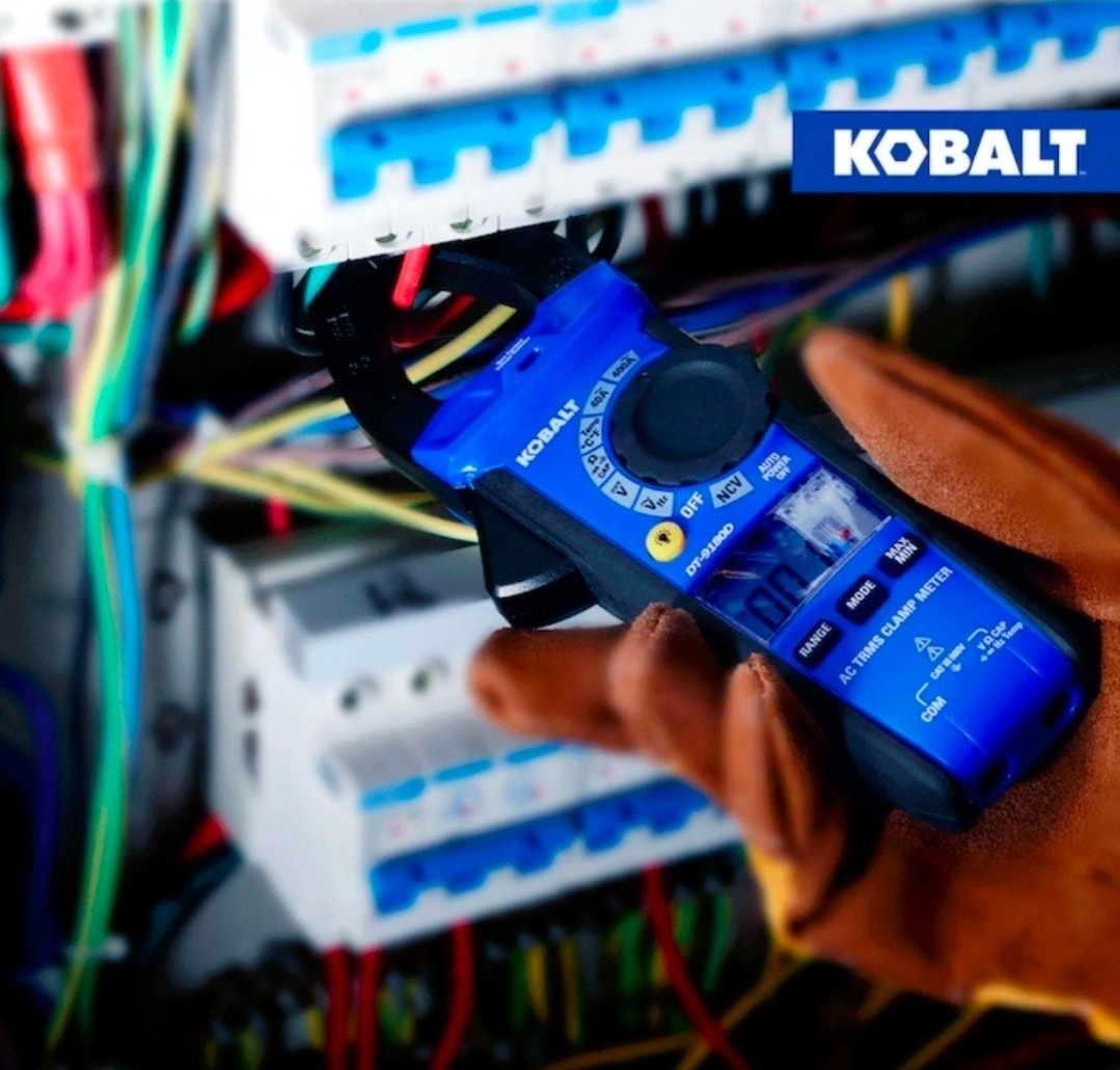 KobaltDigital Display Clamp Meter Multimeter 400 Amp 600V Volt