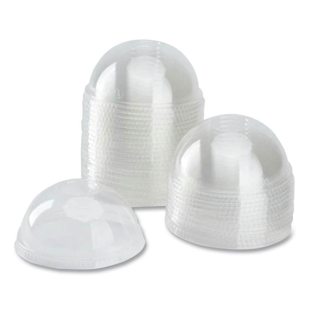 Karat CKDL626 12 oz. to 24 oz. Dome PET Plastic Lids – Clear (1000/Carton) New
