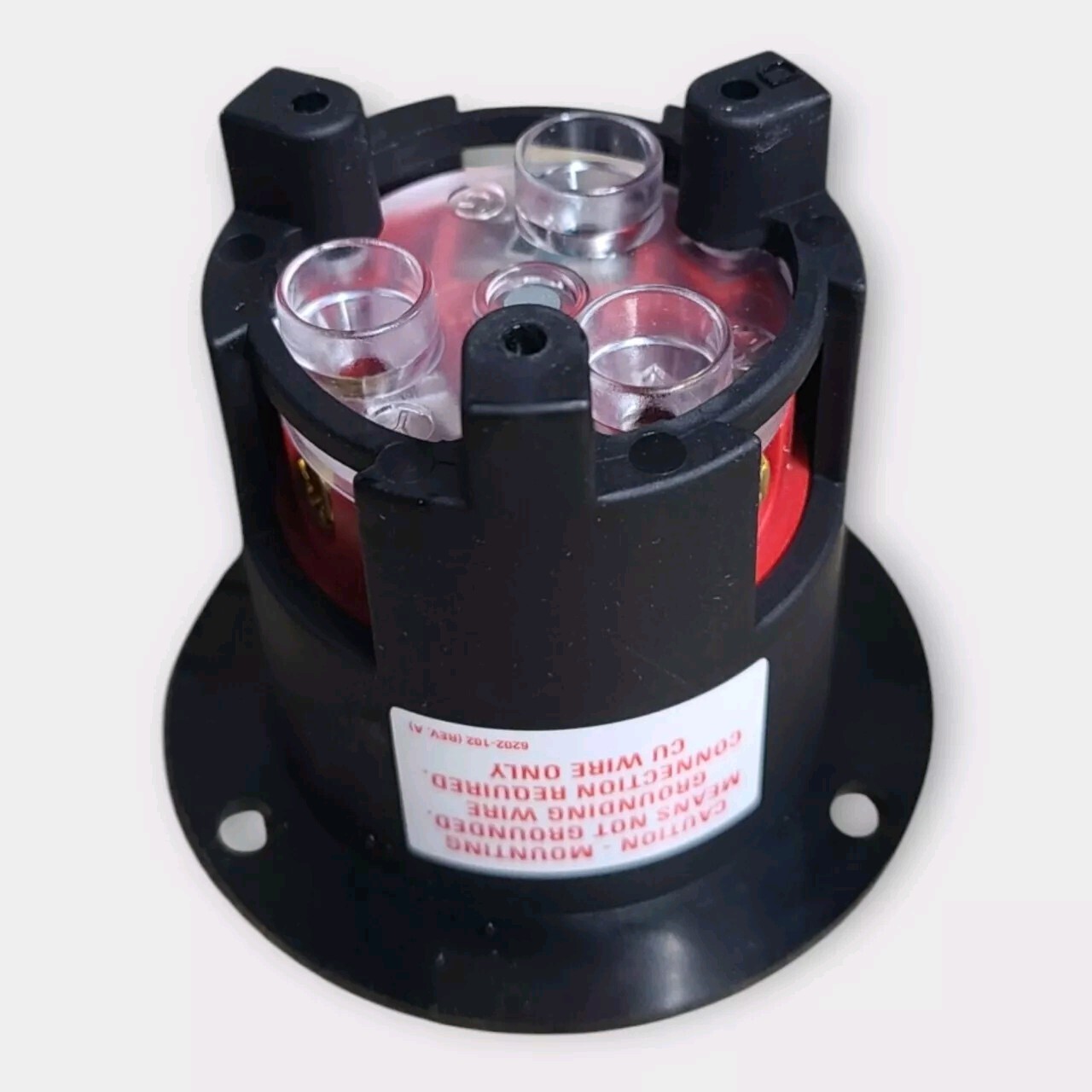 Eaton Red Twist Turn Locking Flanged Inlet L8-20P 20A 480V 2P3W AHCL820FI