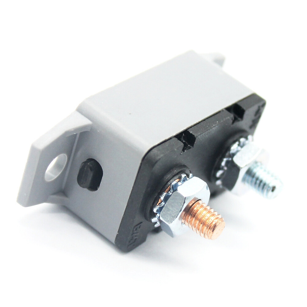 4X 50A AMP 12V Circuit Breaker Stud Type Shortstop Fuse Automatic Auto Reset