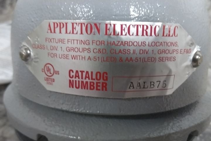 Appleton Electric AALB75 Wall Mount Hazardous Location Long Mounting Hood
