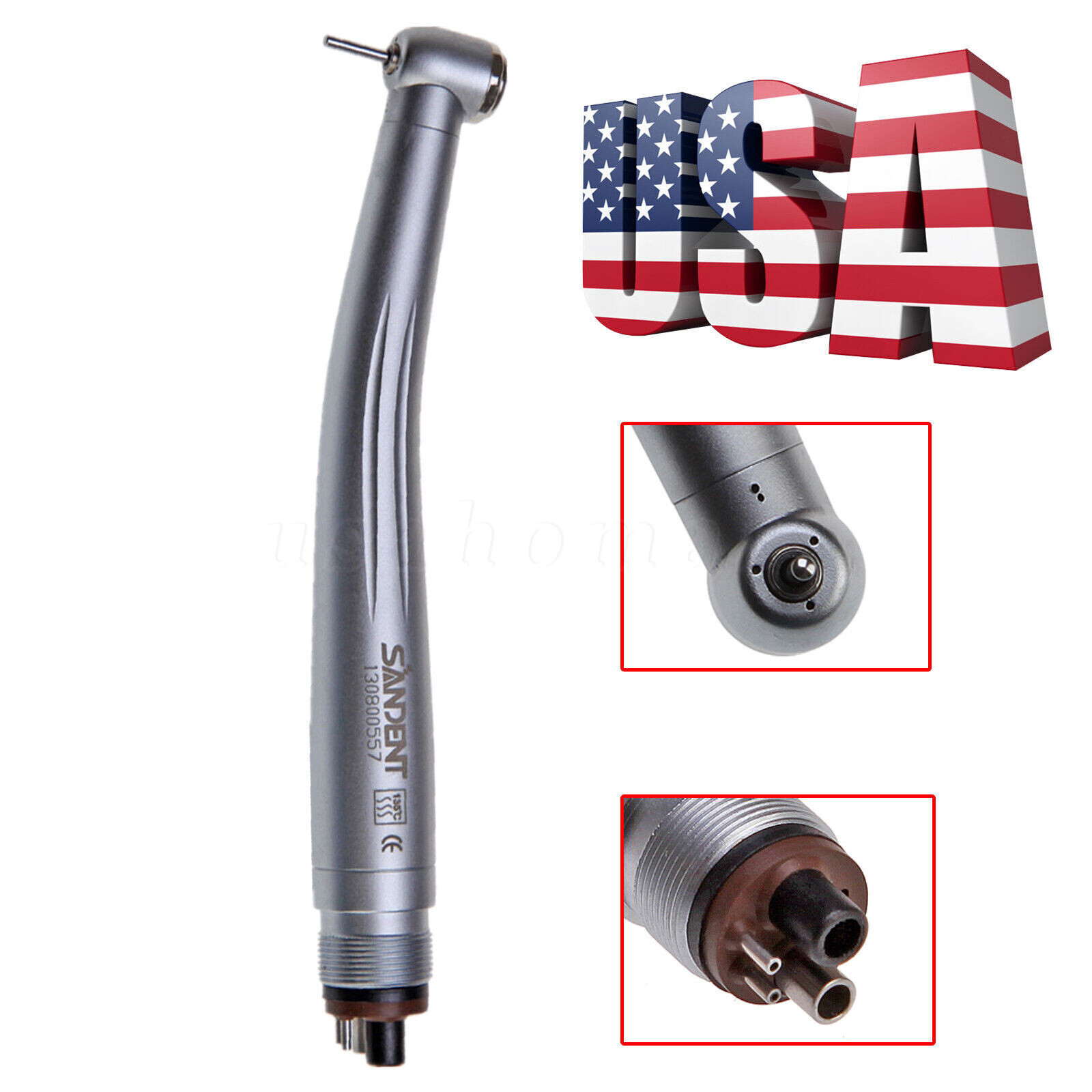 1-5 NSK Style Dental Fast Turbine High Speed Handpiece 4-Hole (Quick Coupler) US
