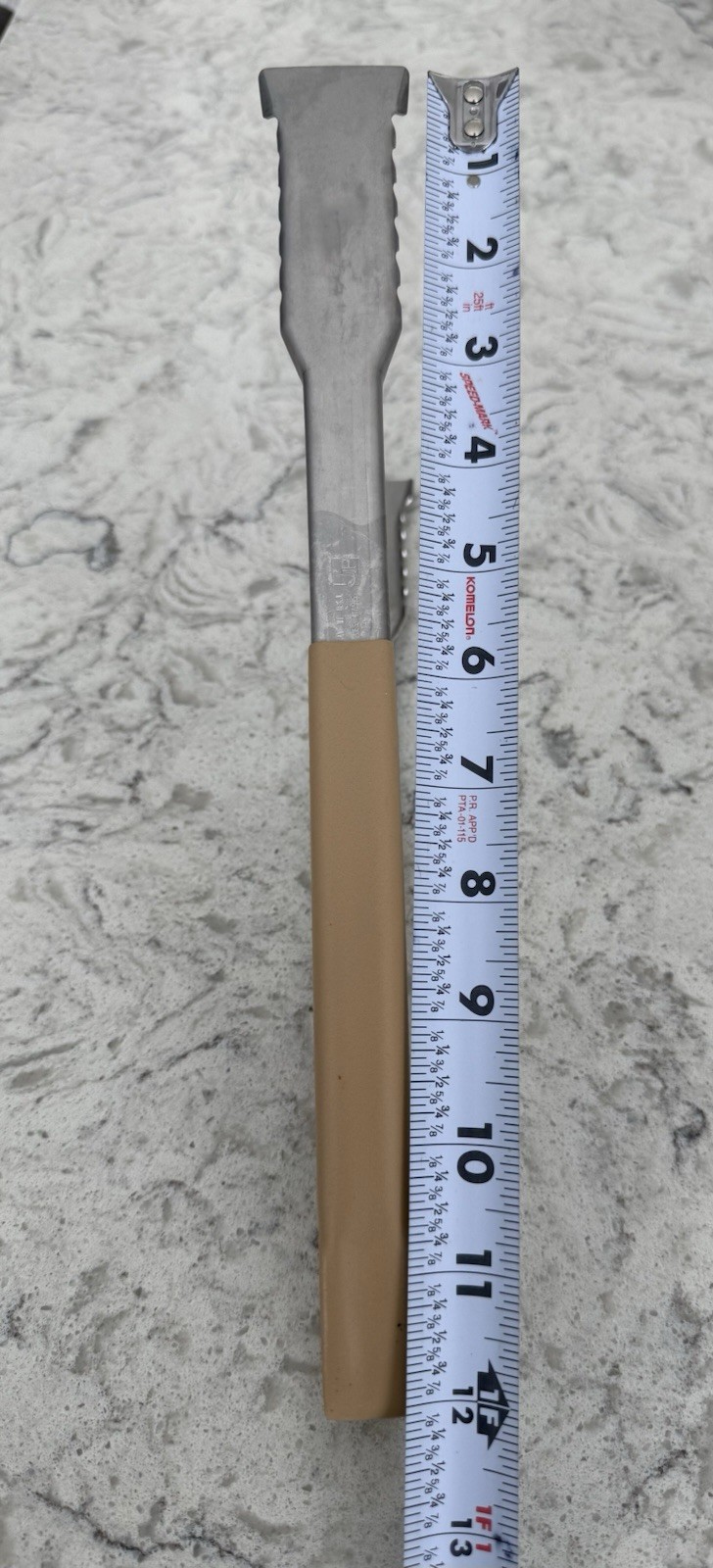 Vollrath Stainless Steel Tong TAN 12 in Scallop Grip Tongs