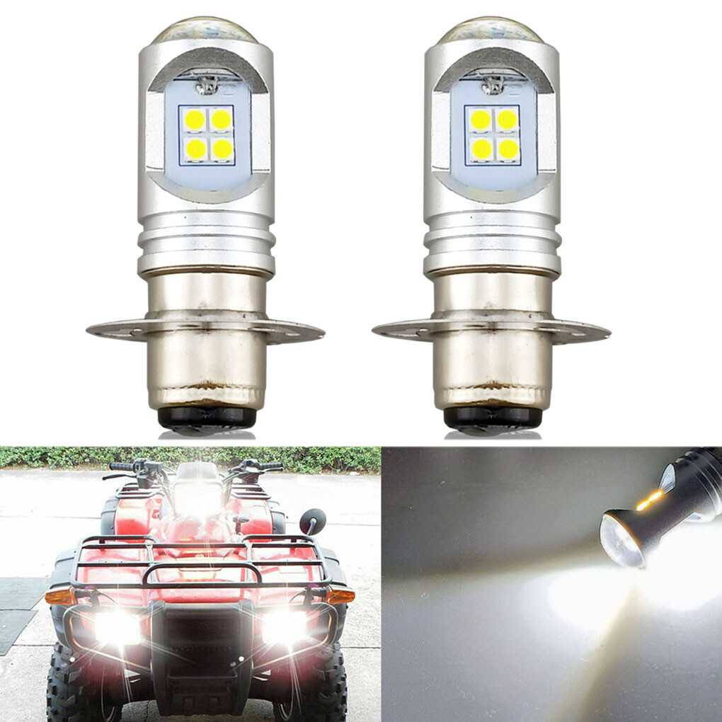 2x Bright White LED light bulbs for Kubota L1500 L2000 L2200 12v headlights bulb