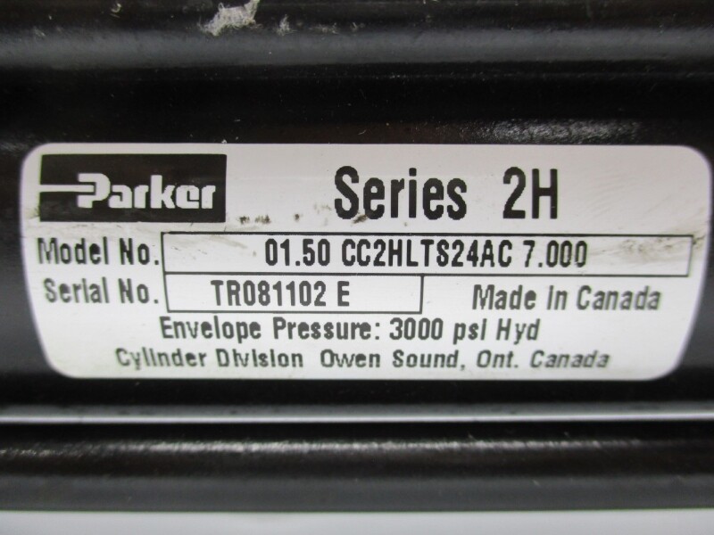 PARKER 01.50CC2HLTS24AC7.000 SER. 2H 3000PSI NSNP