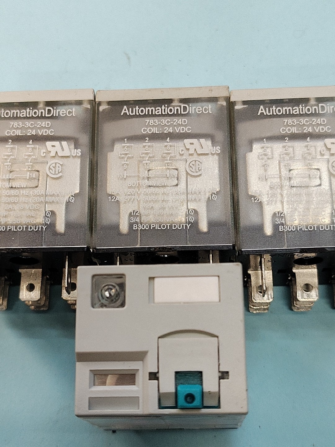 Automation Direct 783-3C-24D Plug-In Relay, 3PDT 11-Pin, 15A Max, 24VDC Coil