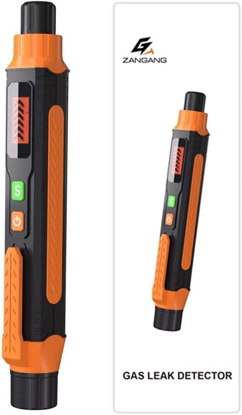 Natural Gas Leak Detector Portable Gas Sniffer & Audible & Visual Alarm New