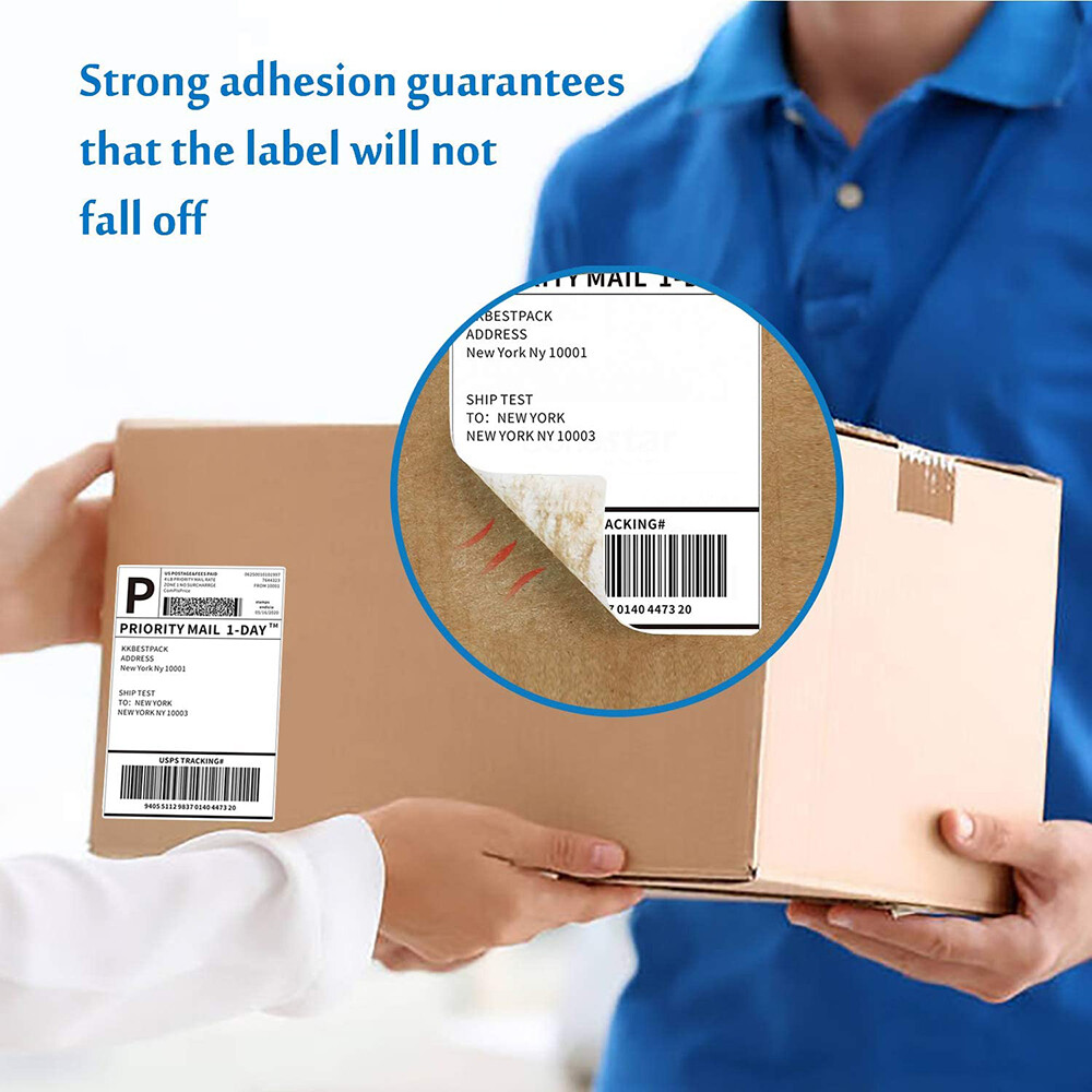 20 Rolls 4″x6″ 250 Direct Thermal Shipping Labels For Zebra Eltron ZP450 LP2844