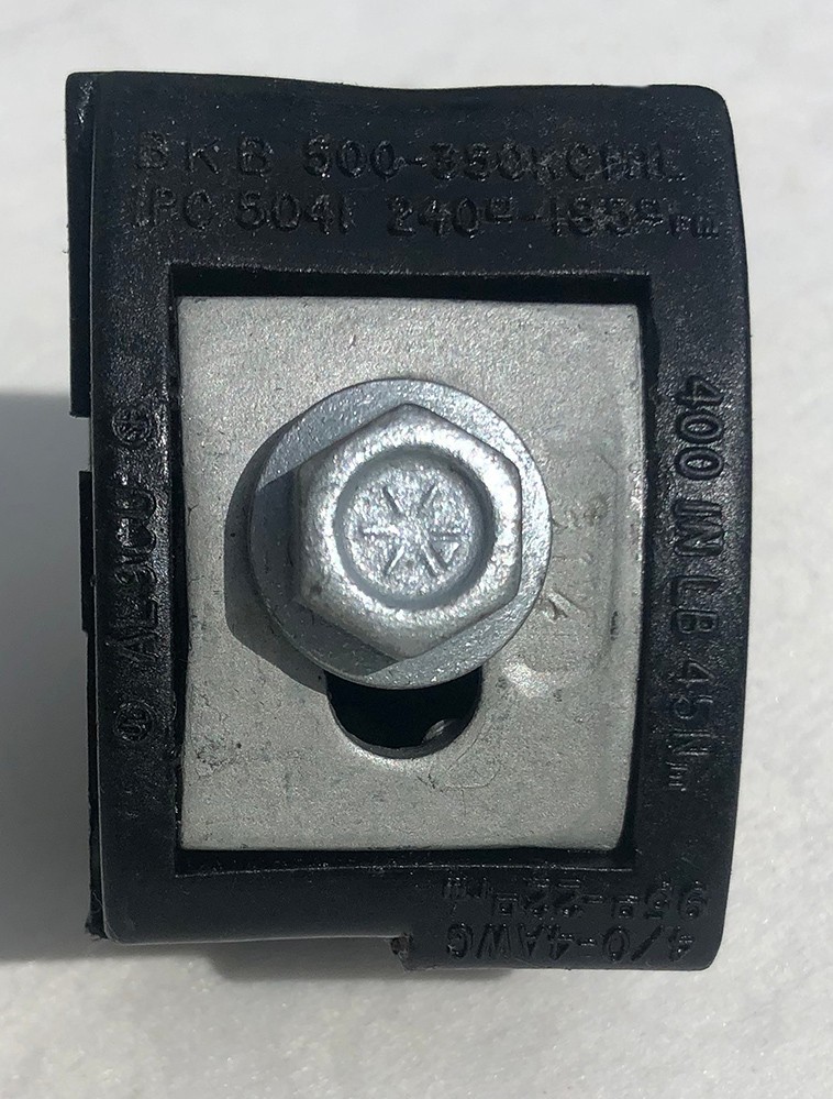 Burndy BIPC5004/0 Insulation Piercing Connectors 2pcs