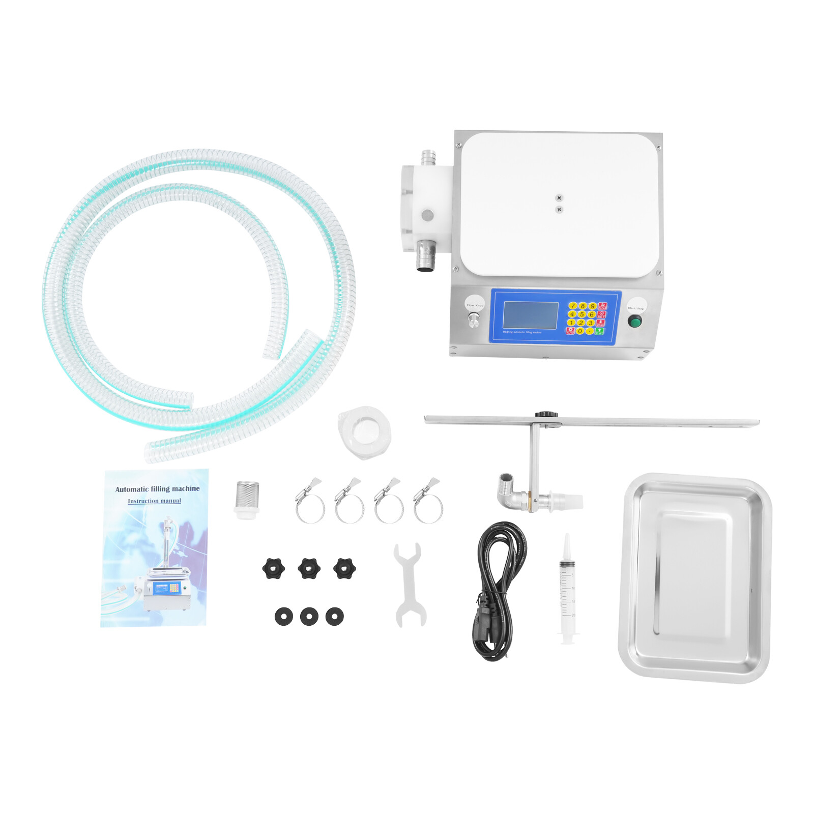 Single Head Automatic Liquid Paste Filling Machine Honey Bottle Filler 10g-10kg