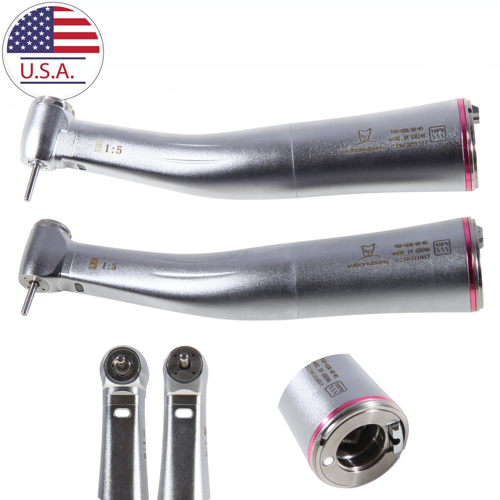 NSK Style Classic CA 1:5L 1:5 L Fiber Optic Contra Angle Electric Handpiece