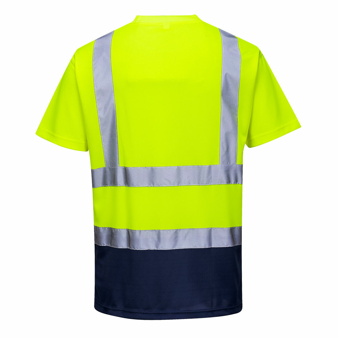 Portwest S378 Hi Vis 2 Tone Reflective Short Sleeve Safety Work T Shirt ANSI