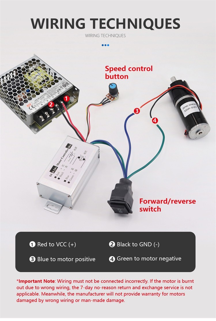 32GP-31ZY Planetary Brushed Motor DC 12V24V Forward And Reverse Speed Regulation