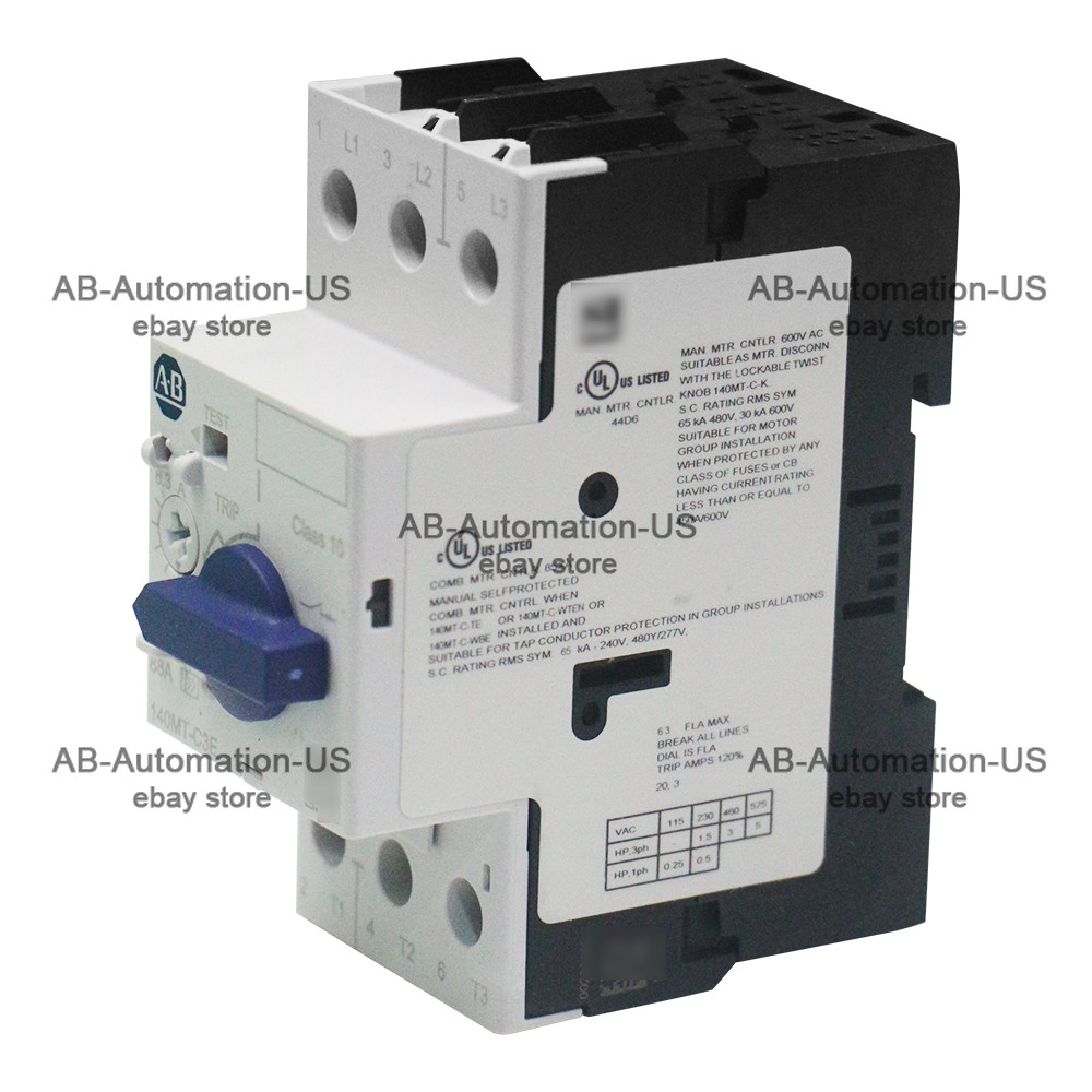 2023 New 140MT-C3E-B63 Allen Bradley Motor Protection Circuit Breaker