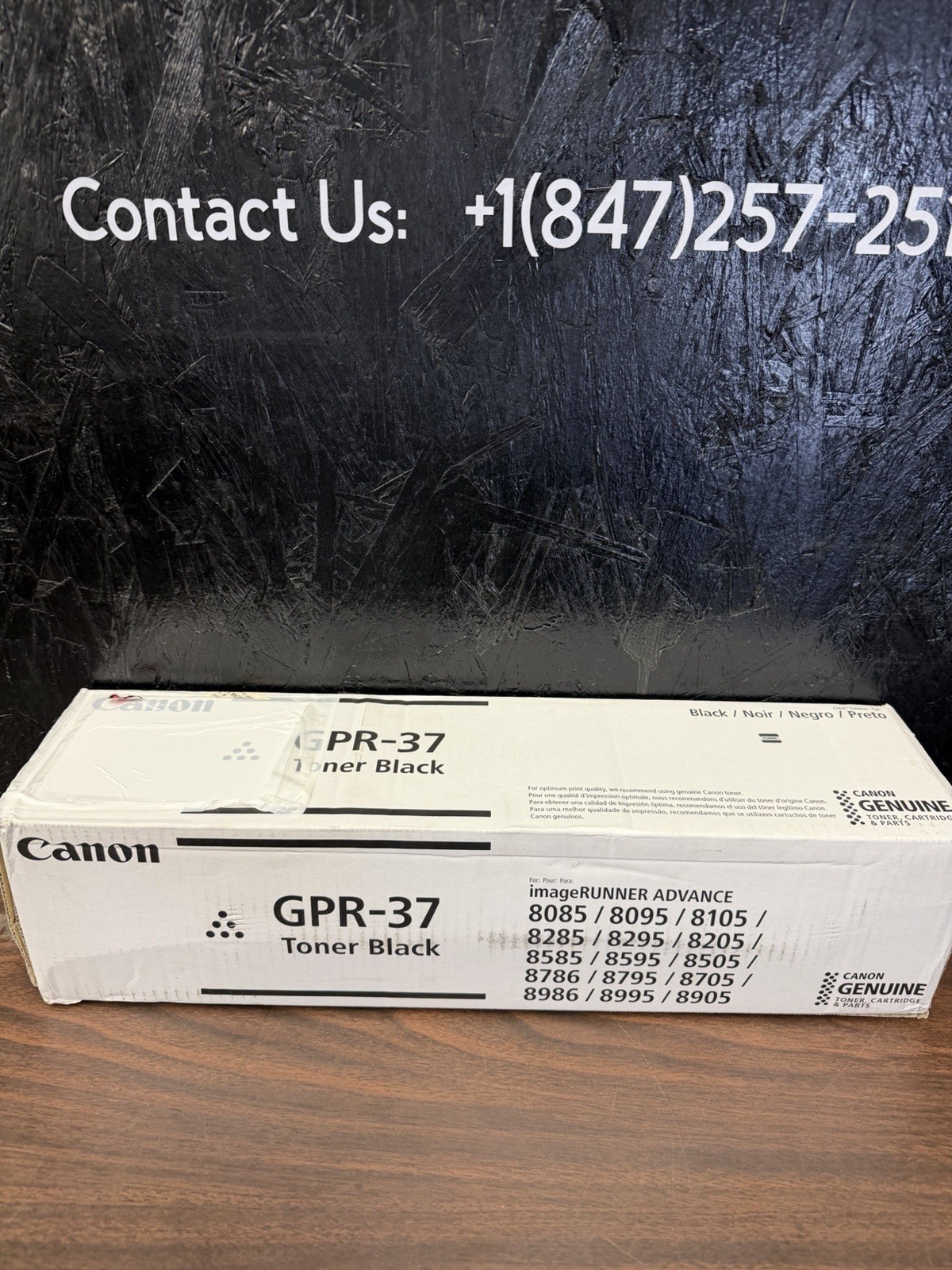 Canon 3764B003 GPR-37 Black Toner Cartridge 3764B003aa