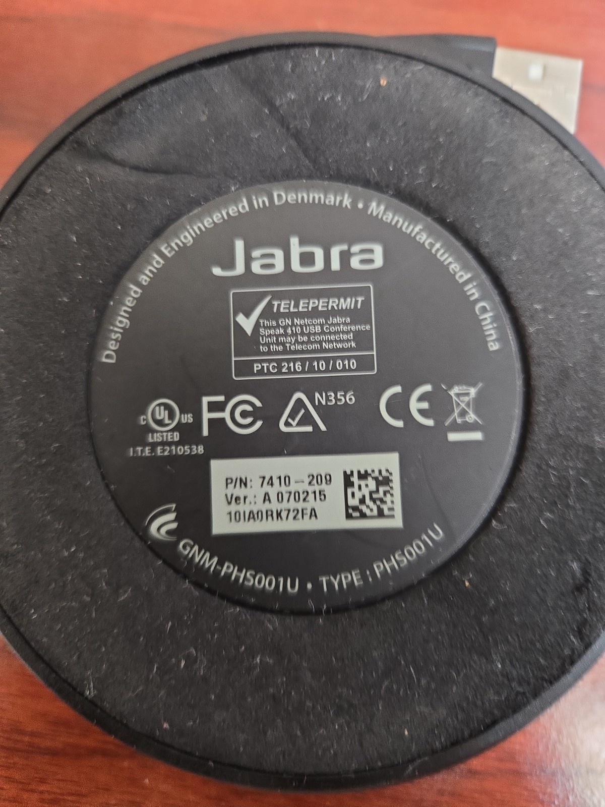 Jabra Speak 410 USB Conferencing Speakerphone PHS001U