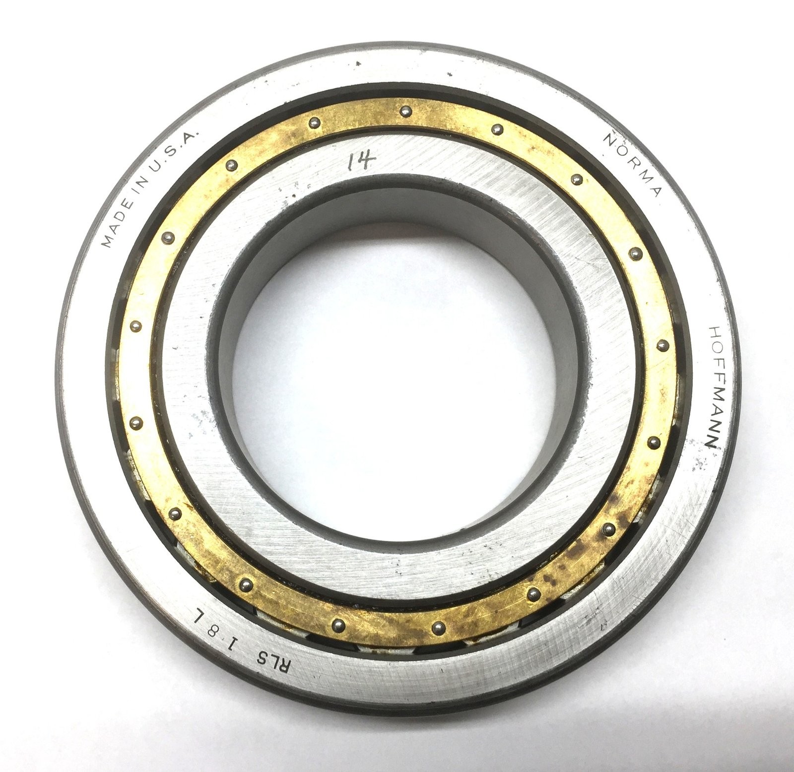 Norma-Hoffman Cylindrical Roller Bearing with Outer Race RLS18 NOS