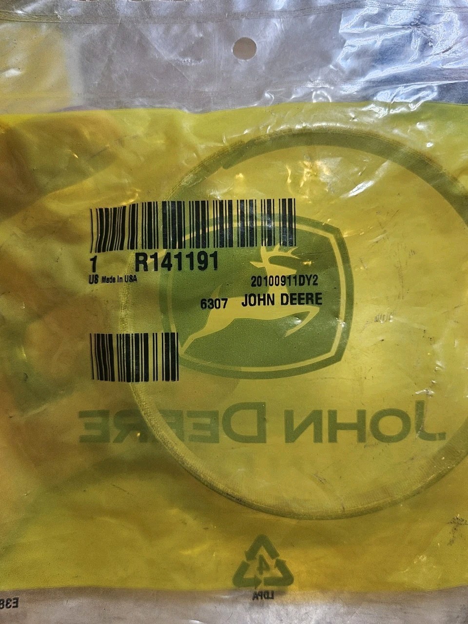 JOHN DEERE R141191 Rockshaft Lift Arm Wear RingOEM NOS R141191 FREE SHIPPING