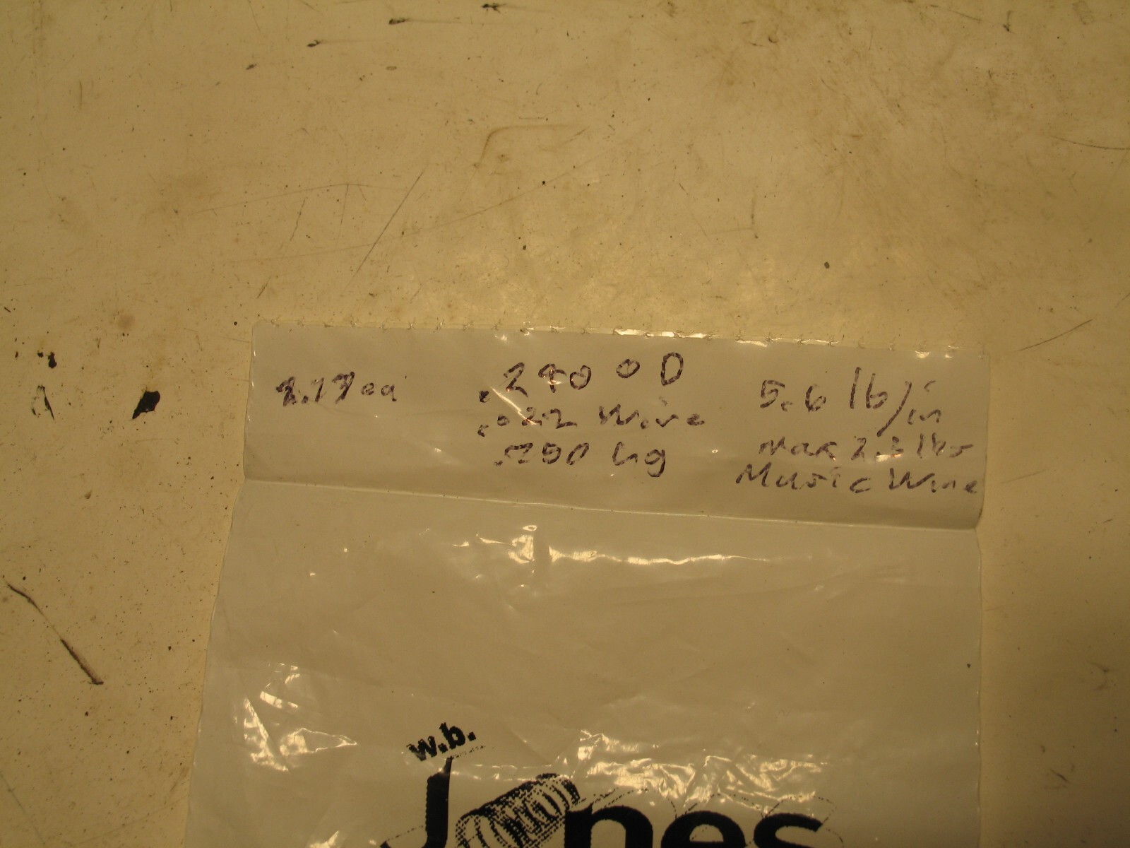 NIB 8PC JONES SPRING C08-022-024 COMPRESSION SPRG .240 x .75L x 5.6 LB/IN A0582
