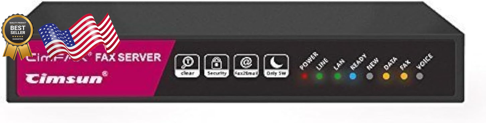 CimFAX A5 Paperless Fax Machine Send Fax from PC/Mobile Phone via Fax Line 24