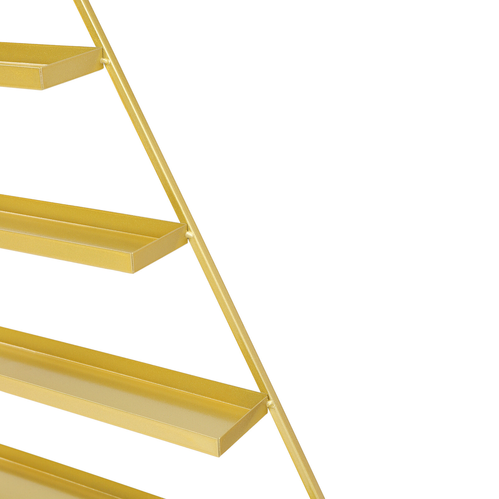 Triangle Display?Racks Wall-mount 5 Tiers Nail?Polish Display Shelves For Home