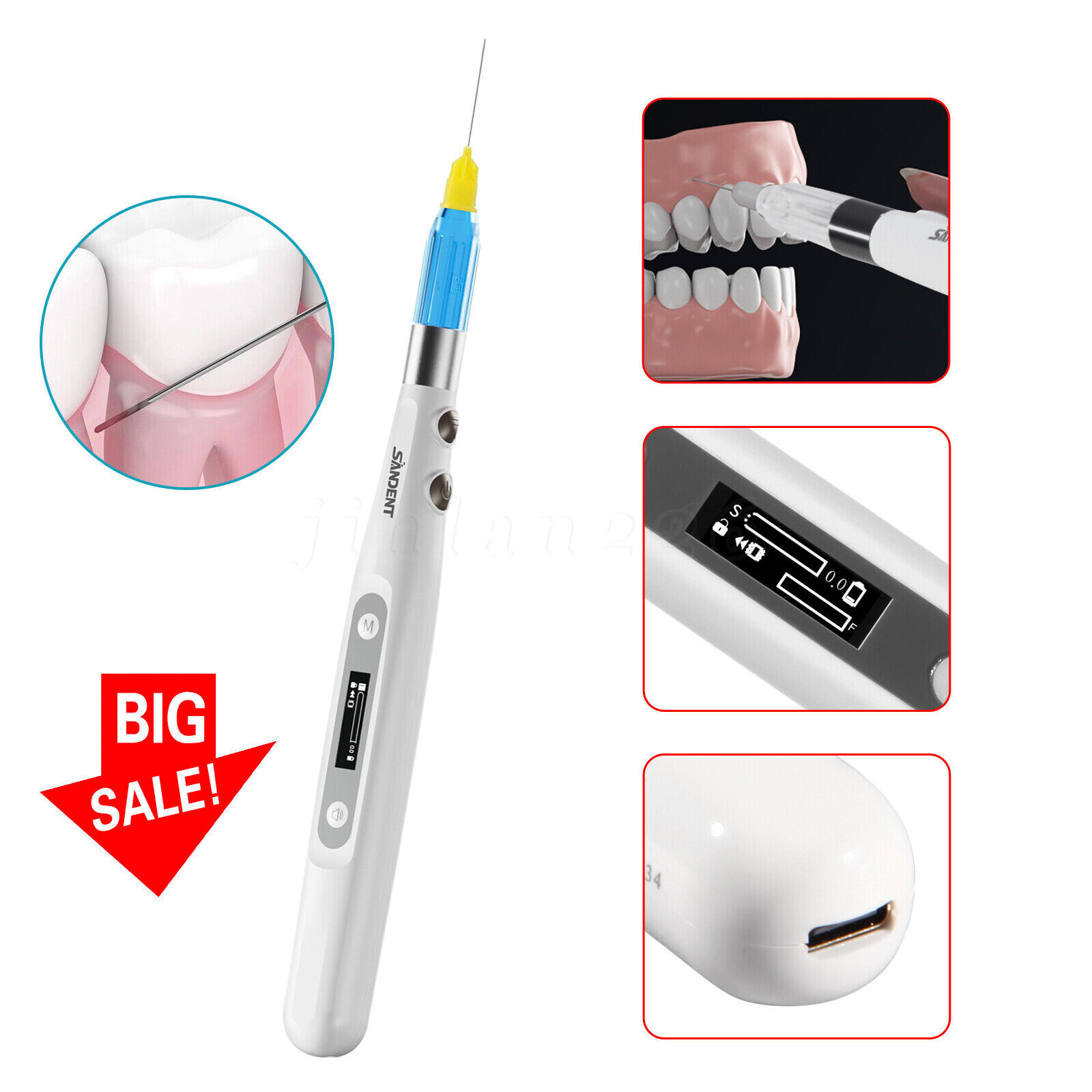 Dental Painless Oral Local Anesthesia Device anestesia Pen Woodpecker Style
