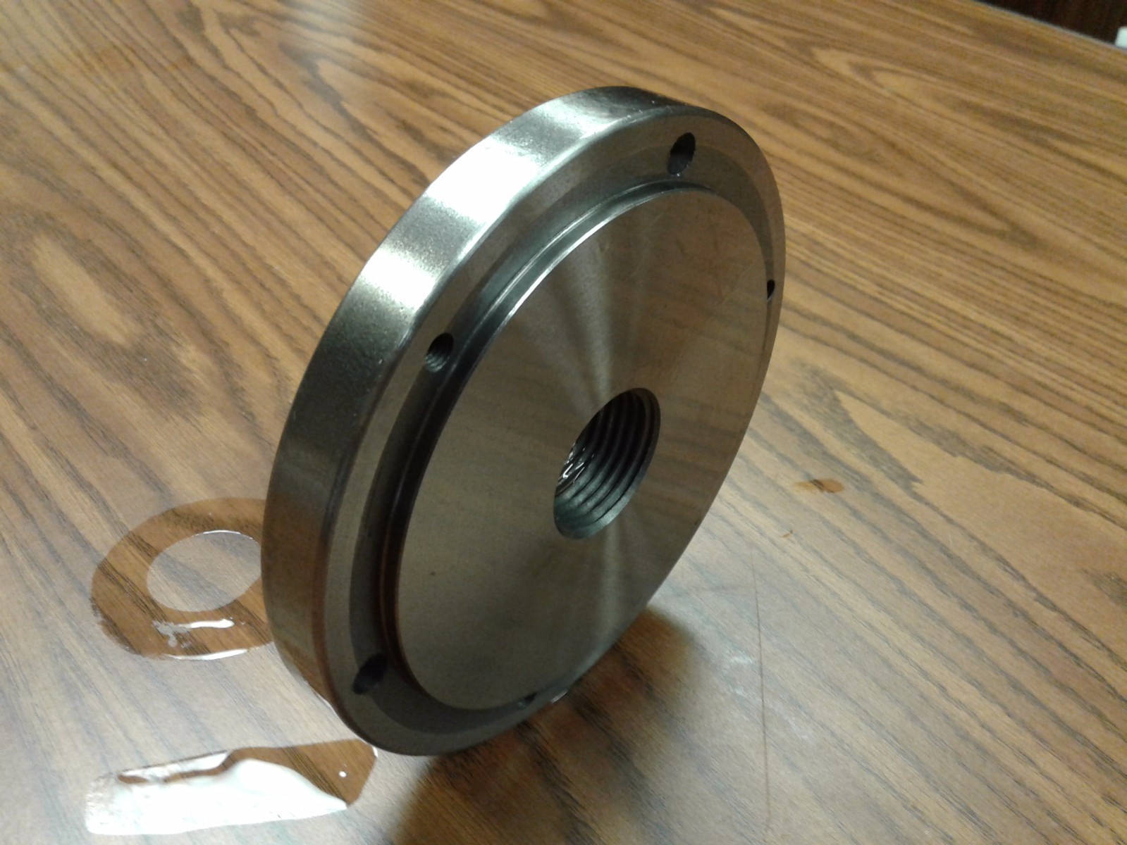 1-1/2″-8 thread adapter Plate for 6″ self centering LATHE CHUCKS #ADP-06-1128