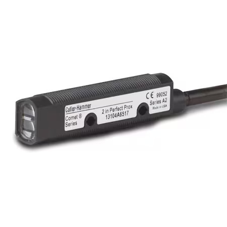 Eaton 13104A6513 Diffuse Photoelectric Sensor, Bare Wire, Straight,