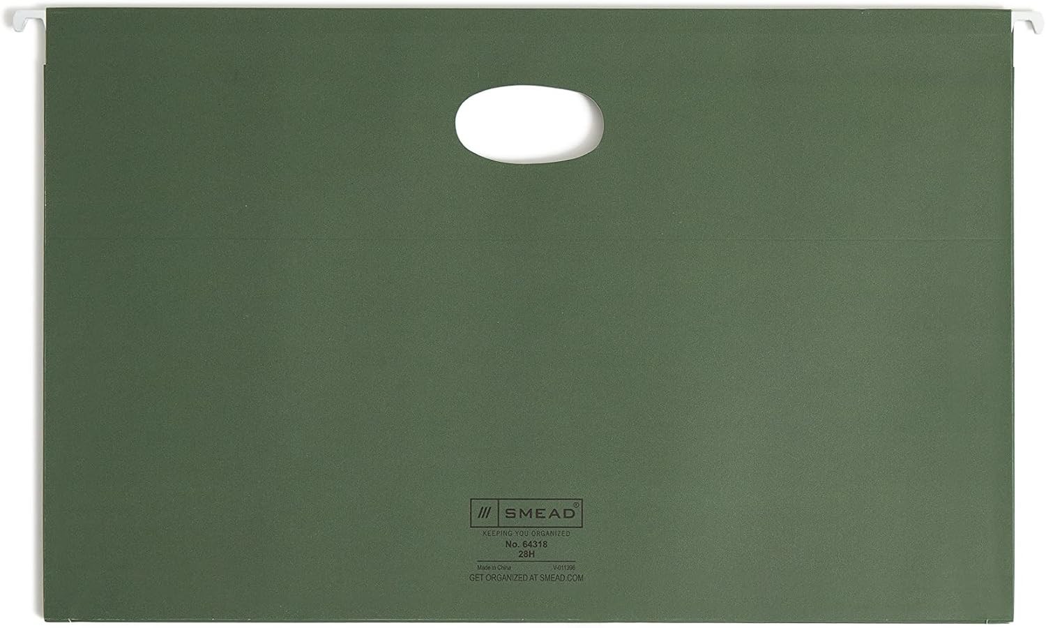 Smead 64318 Hanging File Pockets Legal 1-3/4 Expansion Green 25/Box