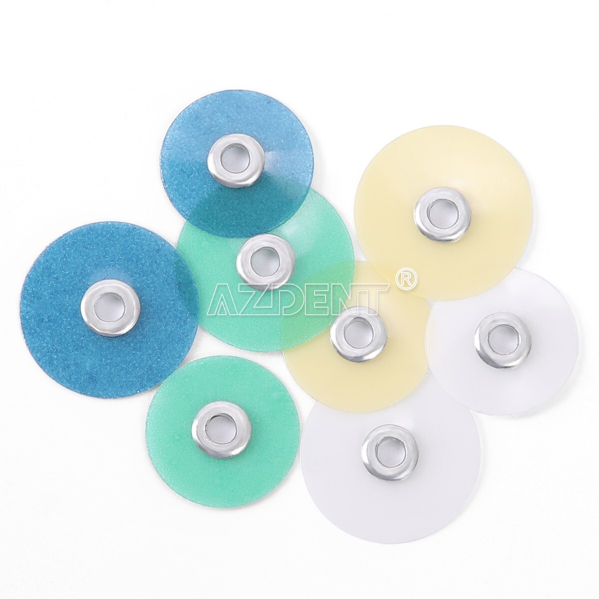 80pcs Dental Composite Finishing Polishing Discs assorted kit + Mandrel NO1.075