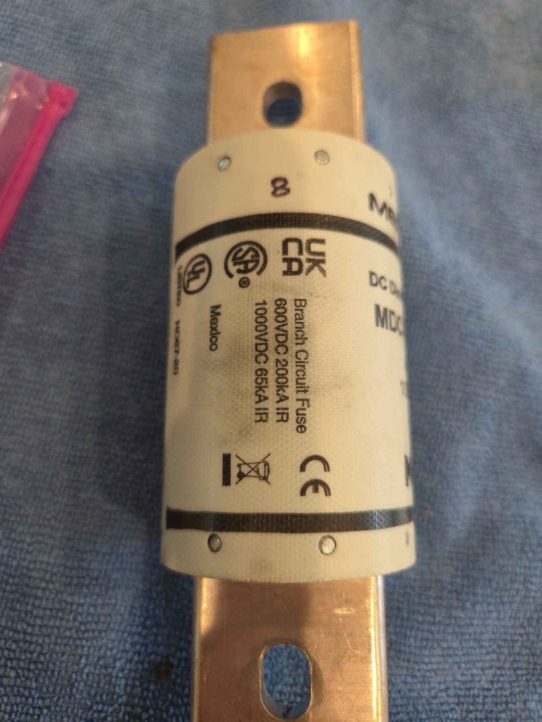 MERSEN MDC10M400B 400A 1000VDC Branch Circuit Fuse