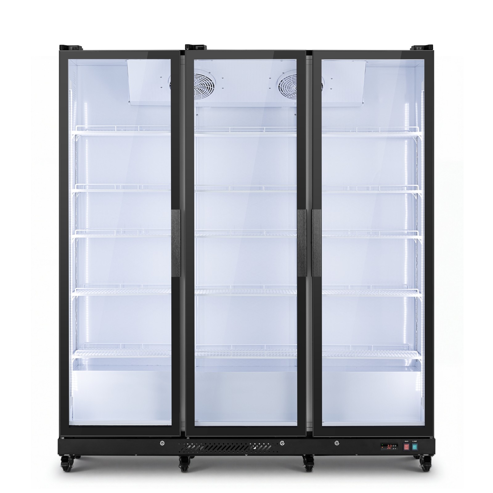 Yeego Drink Display Cooler Commercial Merchandiser Freestanding Store Fridge New