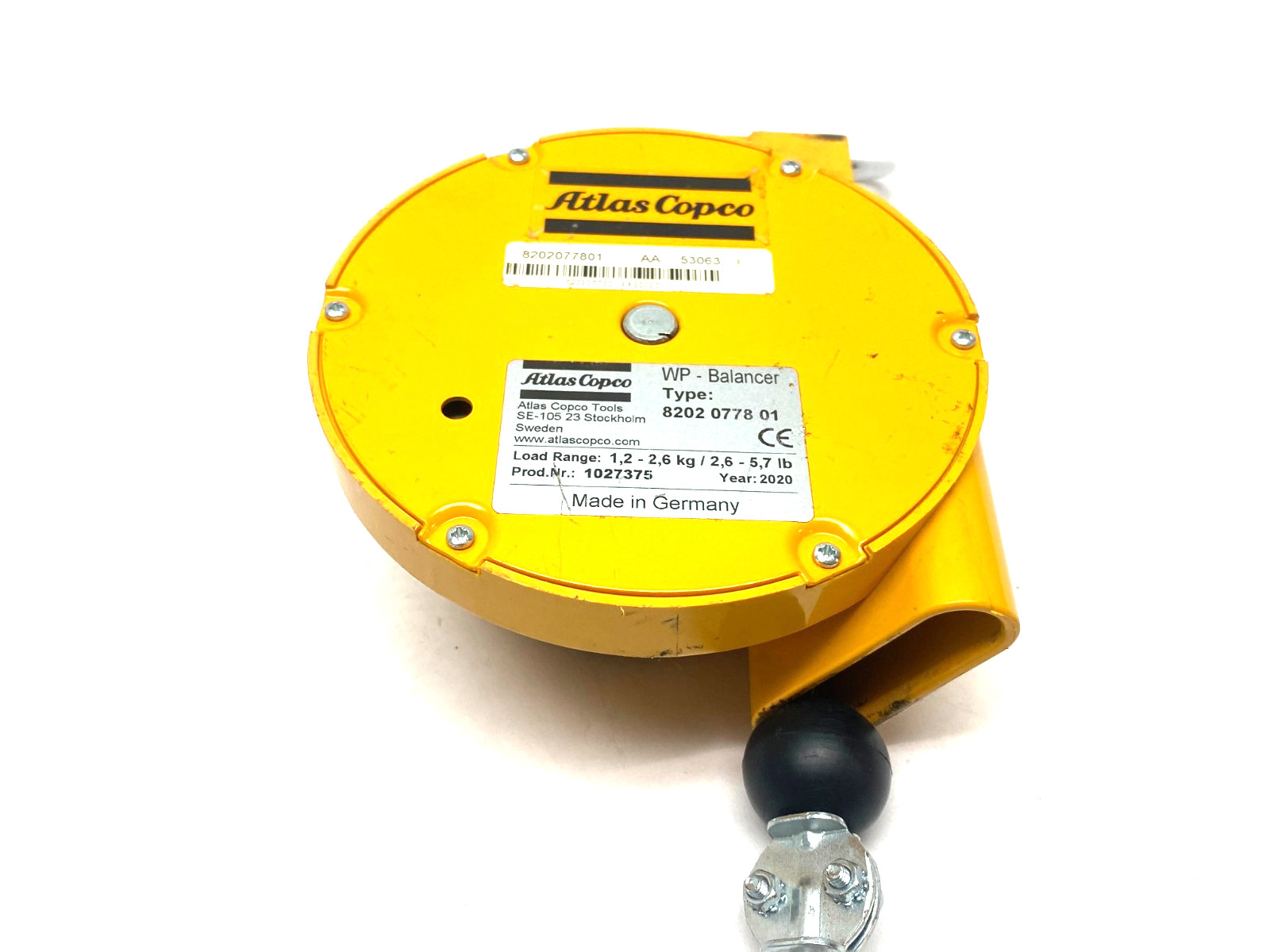 Atlas Copco 8202 0778 01 Tool WP Balancer 1,2-2,6kgs / 2,6-5,7lbs
