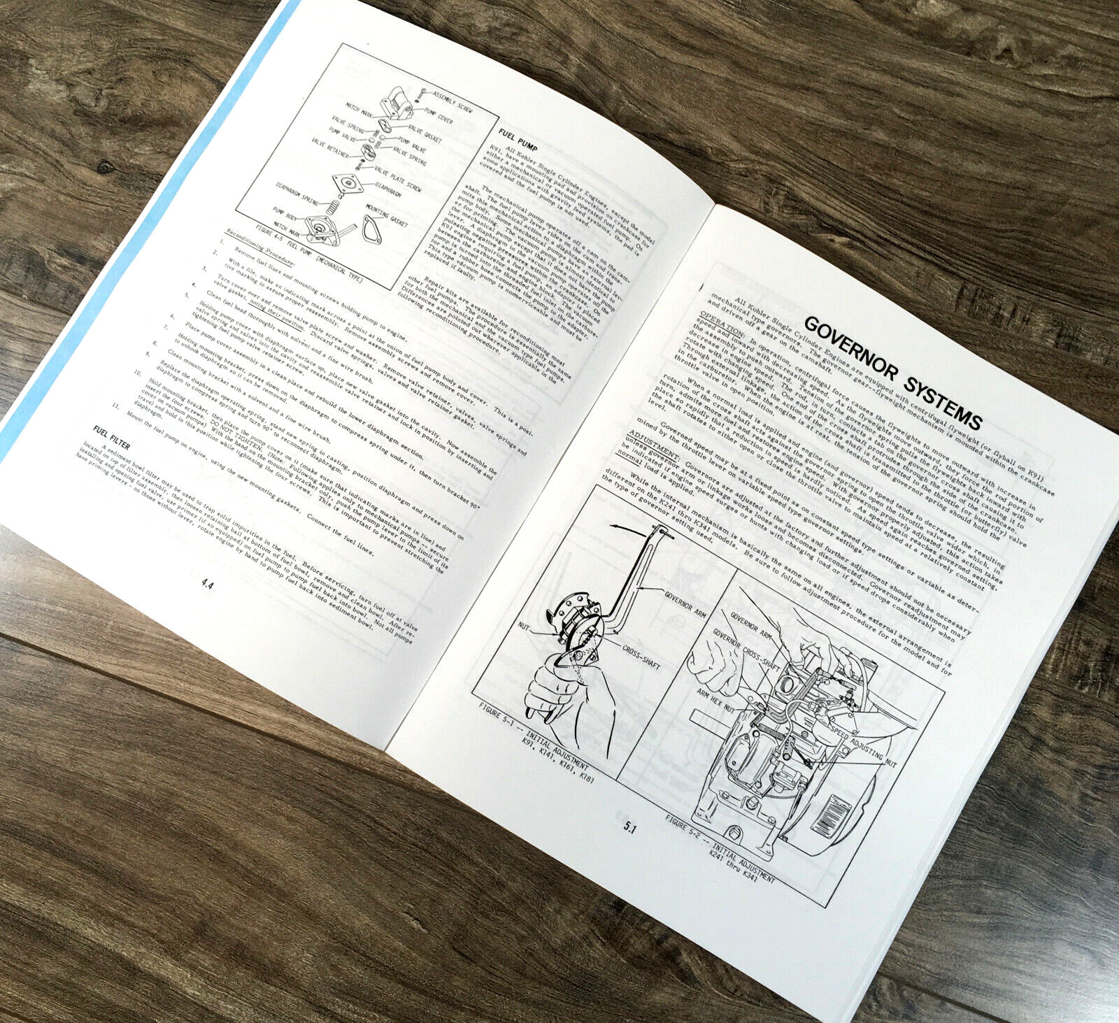 Kohler K91 K141 K161 K181 K241 K301 K321 K341 Engine Rebuild Overhaul Manual