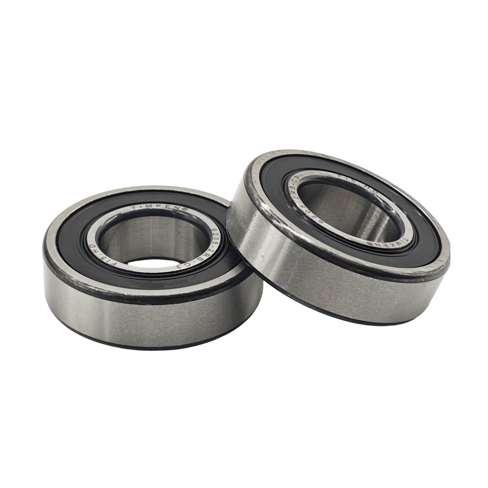 2 PACK Double Rubber Seal Bearings 6205RS For TIMKEN 6205-2RS C3 25X52X15MM