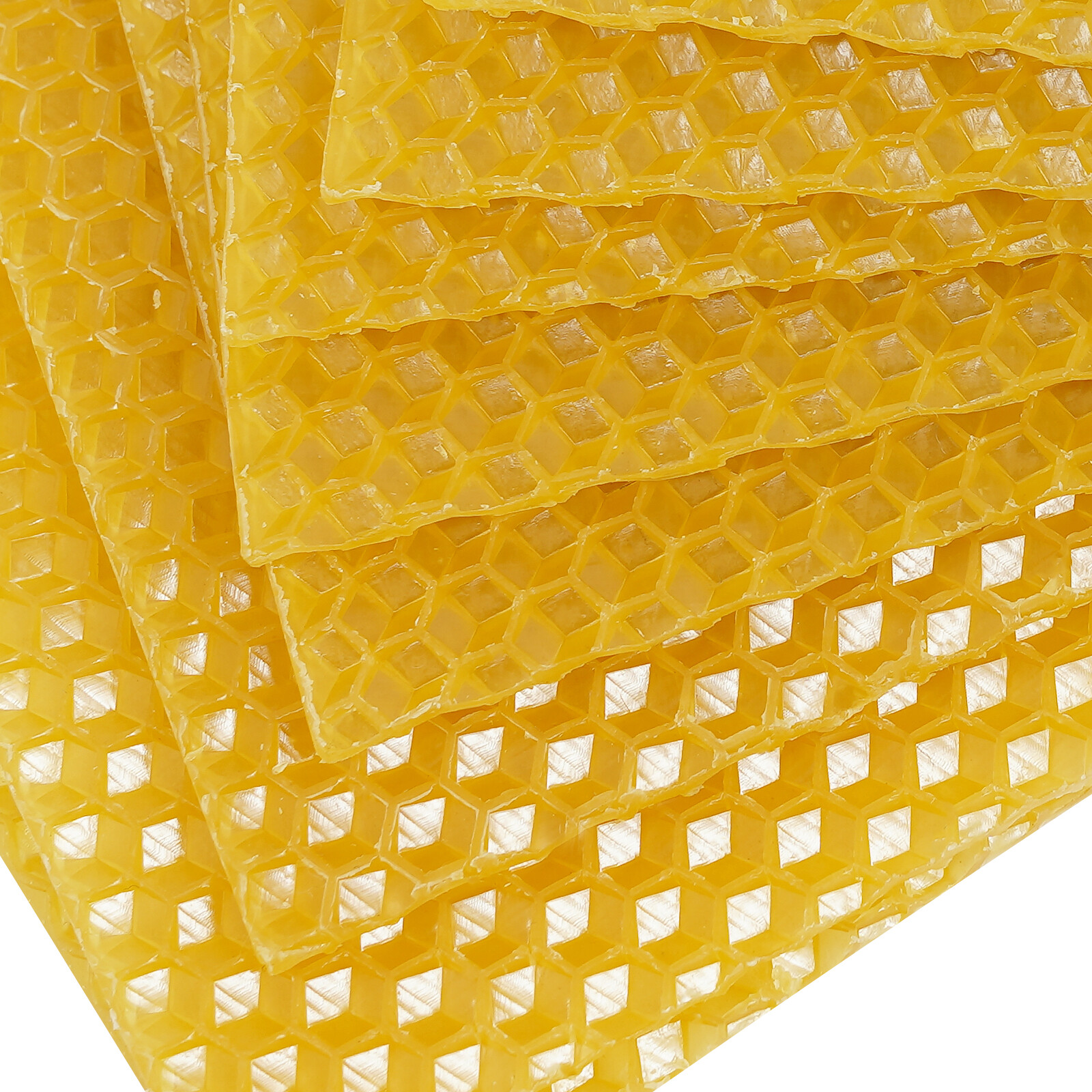 30Pcs 7.7*16.3″ Honeycomb Wax Frames Beekeeping Foundation Honey Bee Hive Tool.