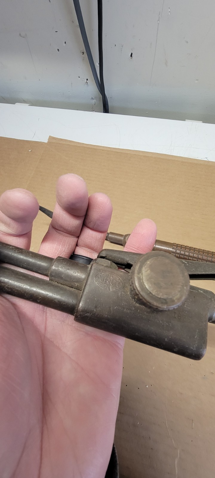 Airco 800 And 1875 Brads Welding Torch Handle & Head Attachment with Tip Lot