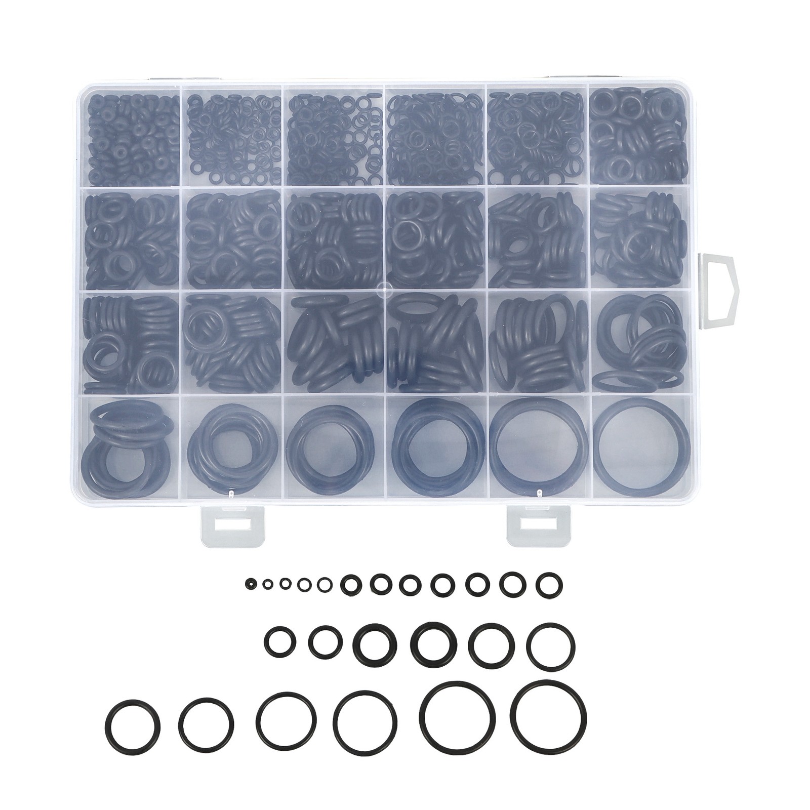 1020 Pcs O-Ring Kit 20 Sizes Nitrile Rubber Assortment Set, Oil & Heat Resistant