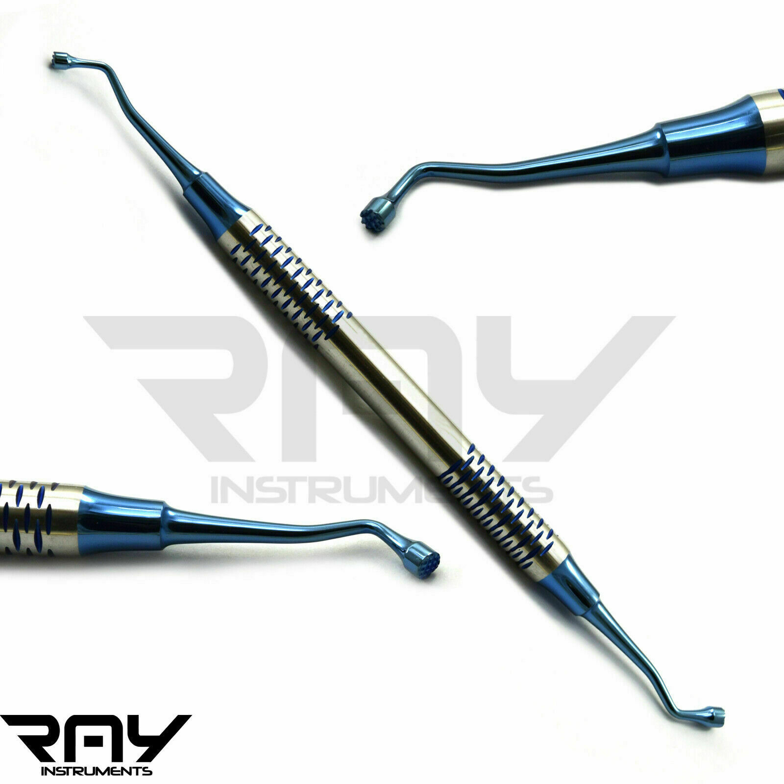 Dental Implant Surgery Bone Compactor Graft Packer Spoon Spatula PRF Kit 4 Pcs
